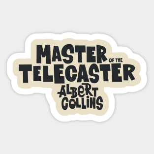 The Ice man -  Albert Collins, the Master of the Telecaster Sticker